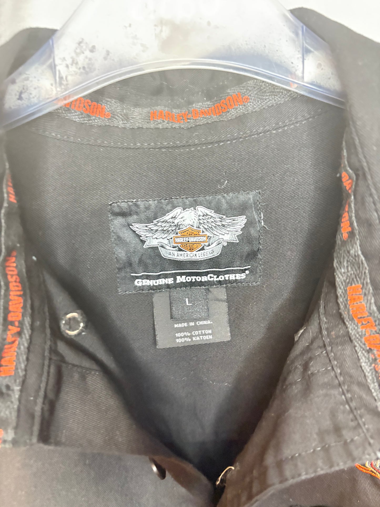Harley Davidson Sleeveless Shirt Size L