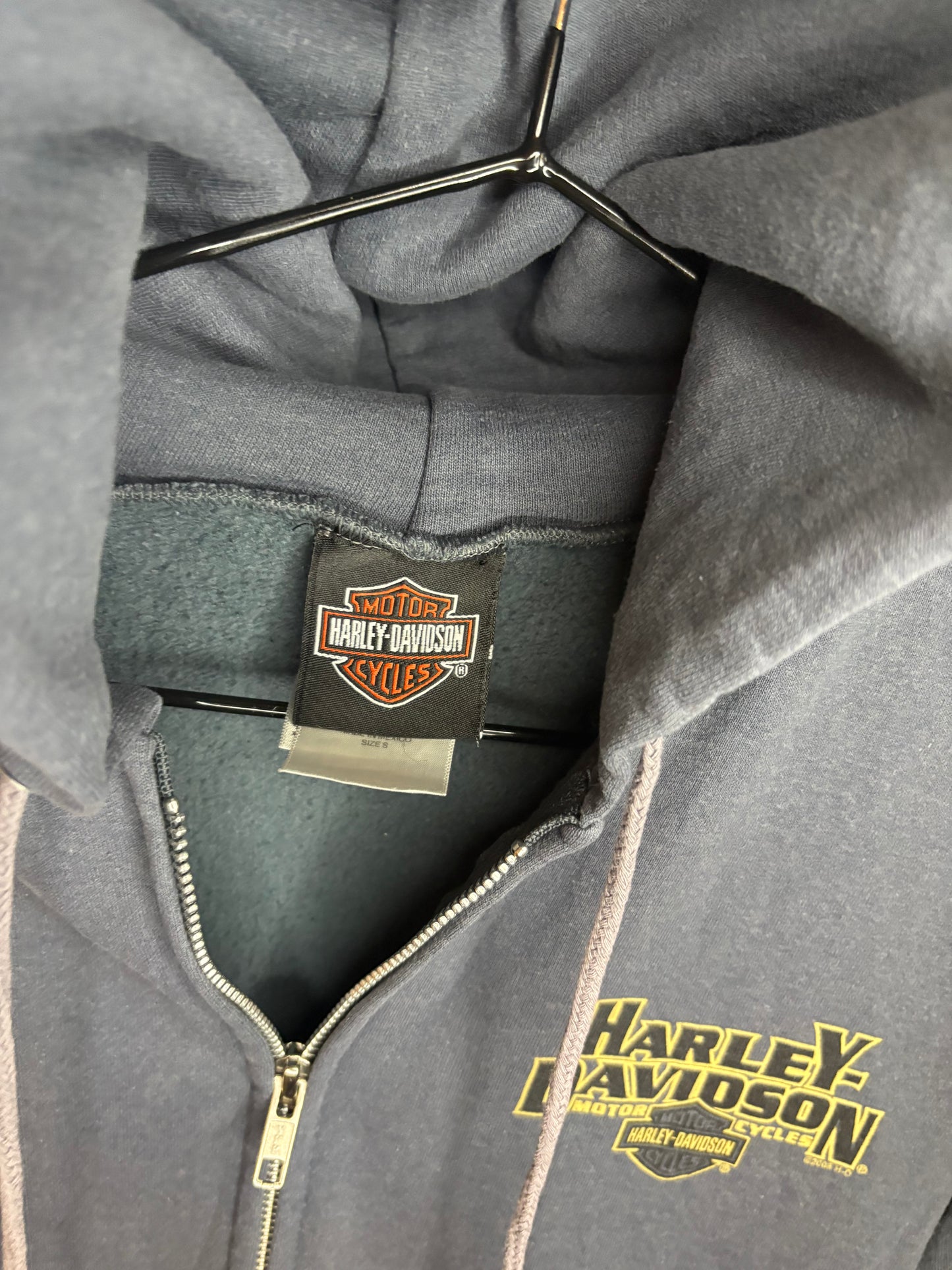 Harley Davidson Zipped Hoodie men size S