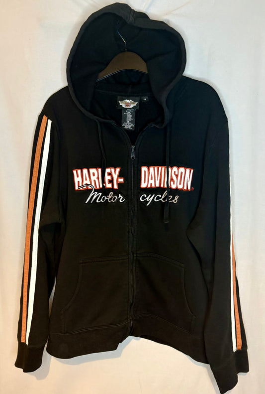 Harley Davidson Zipped Hoodie Men size L