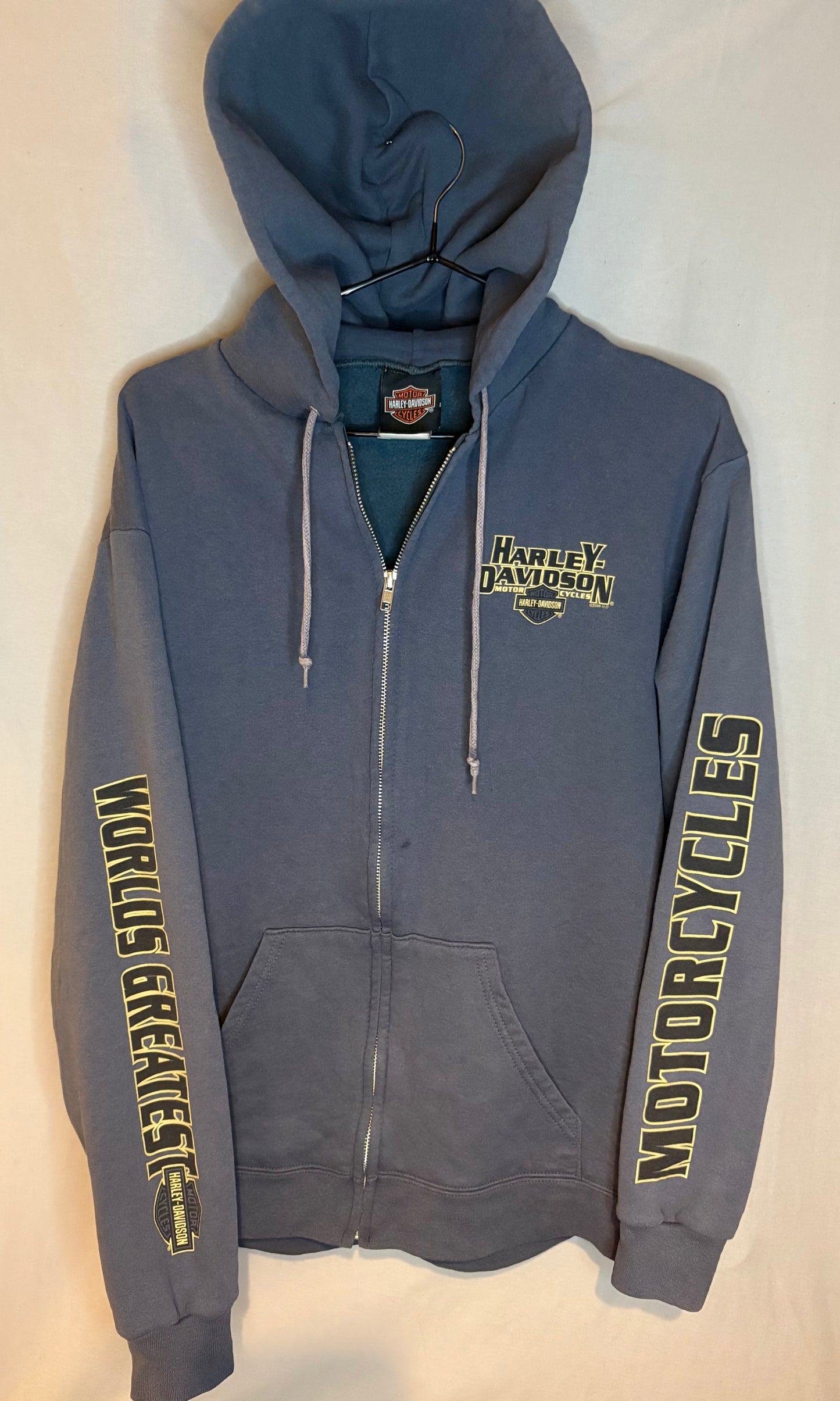Harley Davidson Zipped Hoodie men size S