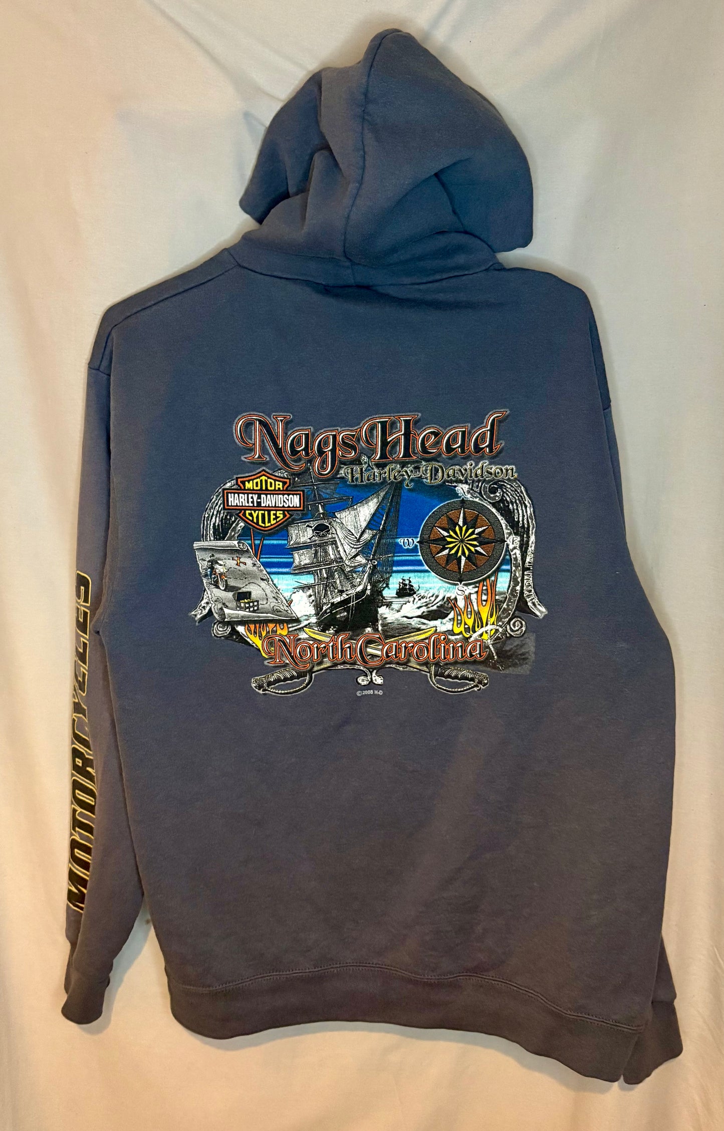 Harley Davidson Zipped Hoodie men size S